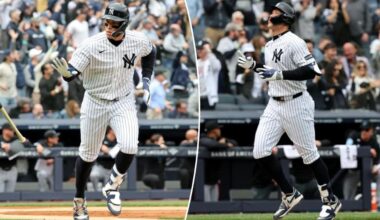 Aaron Judge hits mammoth homer in first Yankee Stadium at-bat of season
