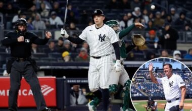 Ben Rice shows he still has a lot to learn, but Tino Martinez thinks his future's bright