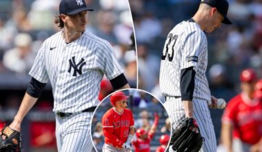 Yankees can't keep up with Angels' bats in lopsided loss