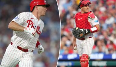 Spiraling Phillies place catcher JT Realmuto on IL in latest blow