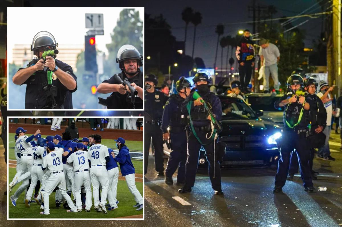 LA must pay $11.8M to man blinded by police during Dodgers World Series celebration