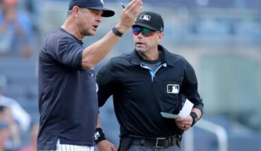 Yankees' Aaron Boone rips 'overly sensitive' umps after ejection