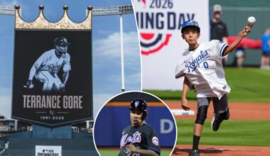 Royals honor Terrance Gore who died suddenly at 34