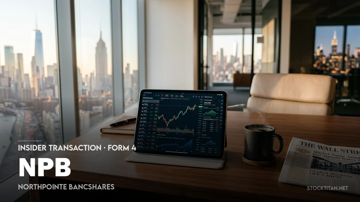 NPB CEO exercises RSUs for 58,893 shares