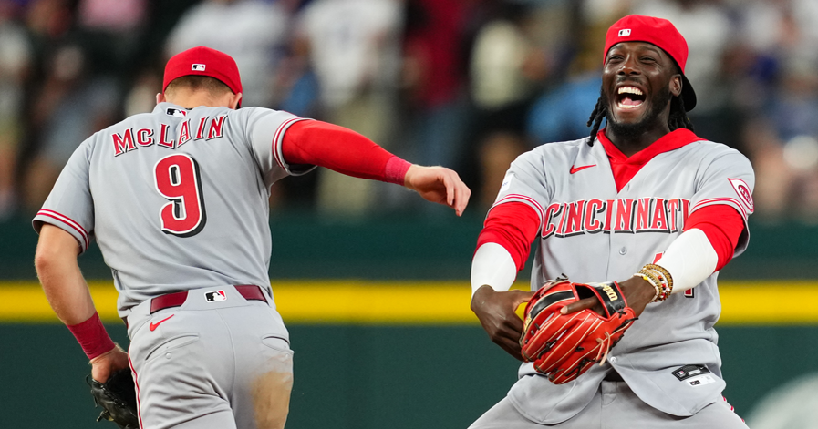 Stephenson's late homer lifts Reds past Rangers in Texas home opener