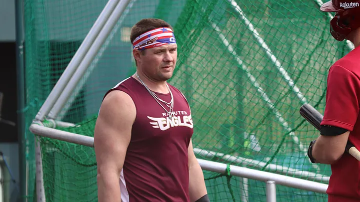 Rakuten Eagles player Voit ©PLM