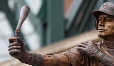 Seattle Mariners Ichiro statue...