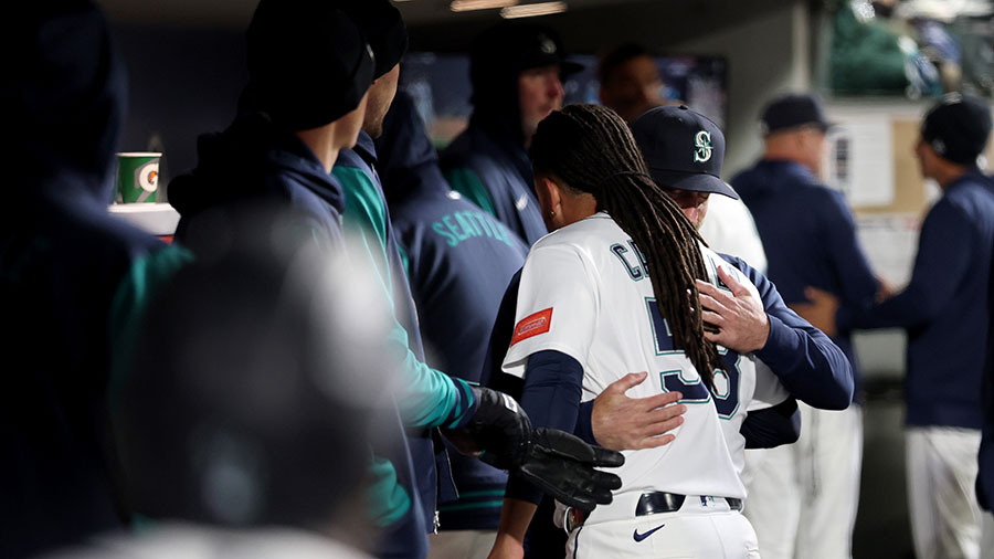 Seattle Mariners Luis Castillo...