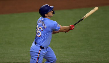 Texas Rangers Wyatt Langford Seattle Mariners...