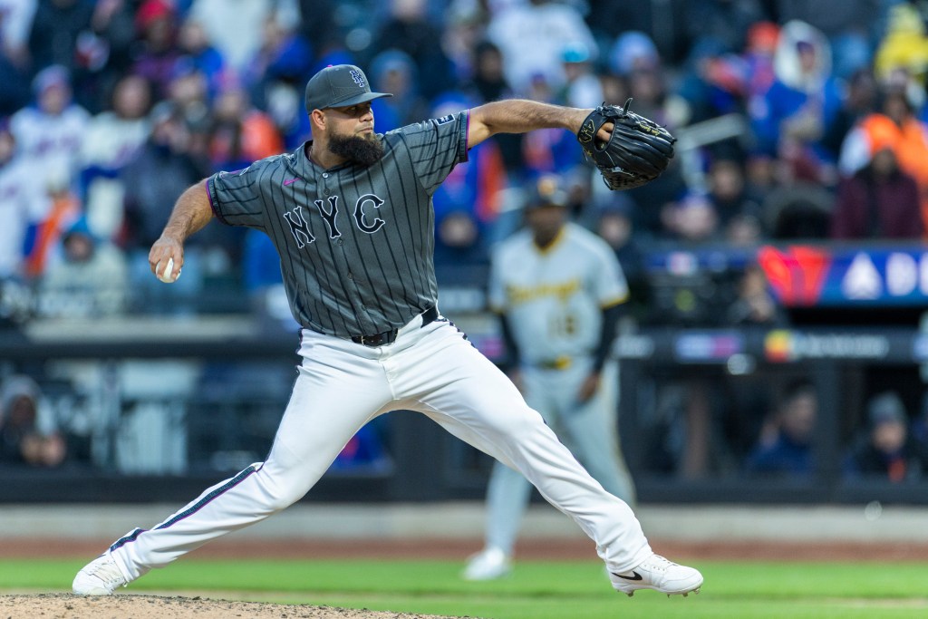 The Mets designated Luis Garcia for assignment on Sunday.