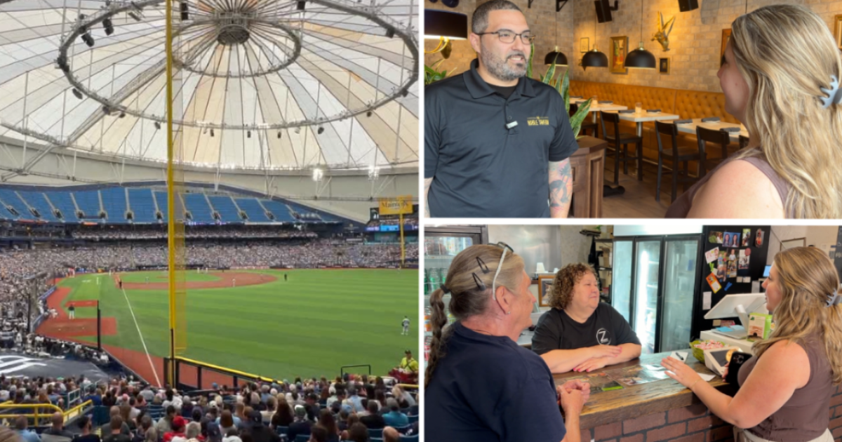 St. Pete businesses hopeful as Tampa Bay Rays return to Tropicana Field