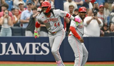 Elly De La Cruz hits 2 of Reds' 5 home runs in 12-6 victory over Rays