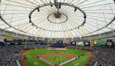 A full house welcomes baseball back to the Trop. And the Rays respond with a 6-4 win