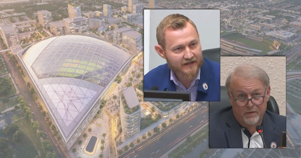 Hagan says Rays stadium will have 'zero impact to taxpayers.' Wostal replies, 'nonsense'