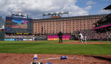 First game-ending robot umpire call gives Suárez first save in 9 years as O's top Rangers 8-3
