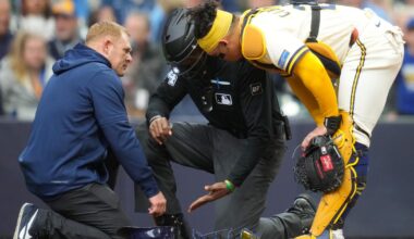 Umpire C.B. Bucknor leaves game with injury days after ABS humbled him