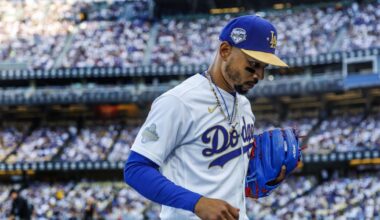 Dodgers' Mookie Betts offers no timeline on when he'll return