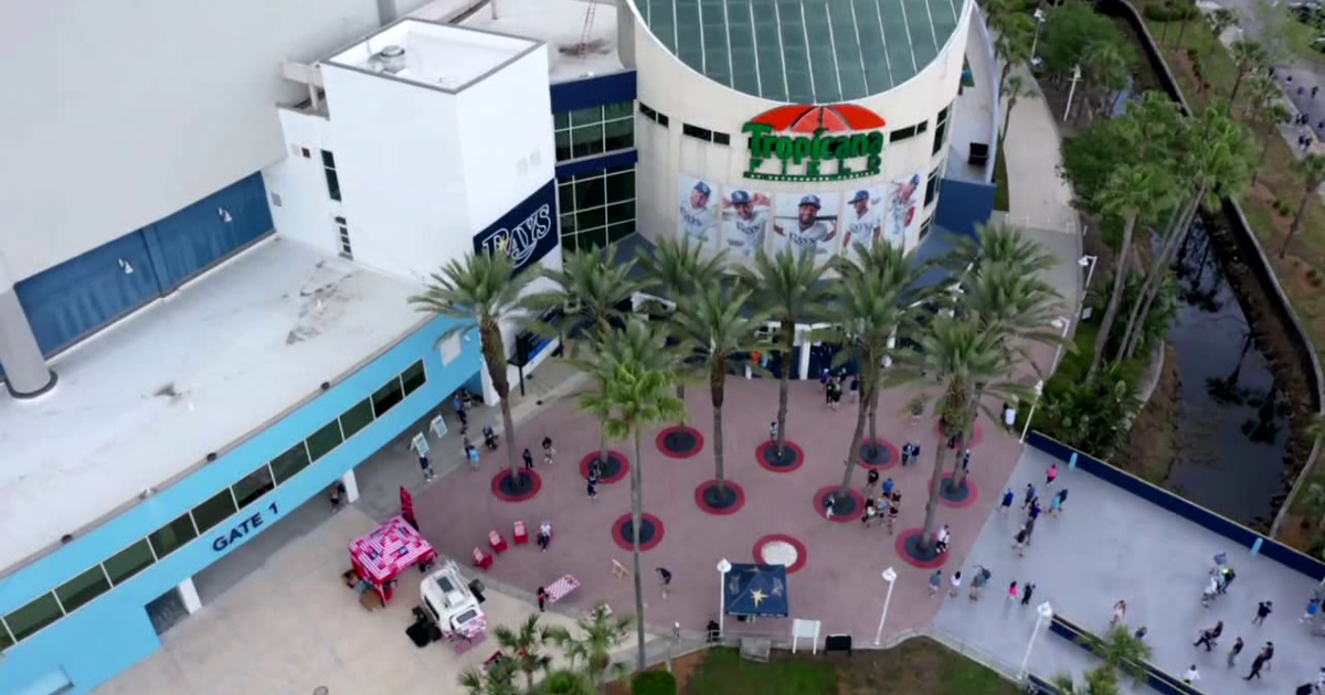 Rays return to Tropicana Field for home opener 18 months after Hurricane Milton