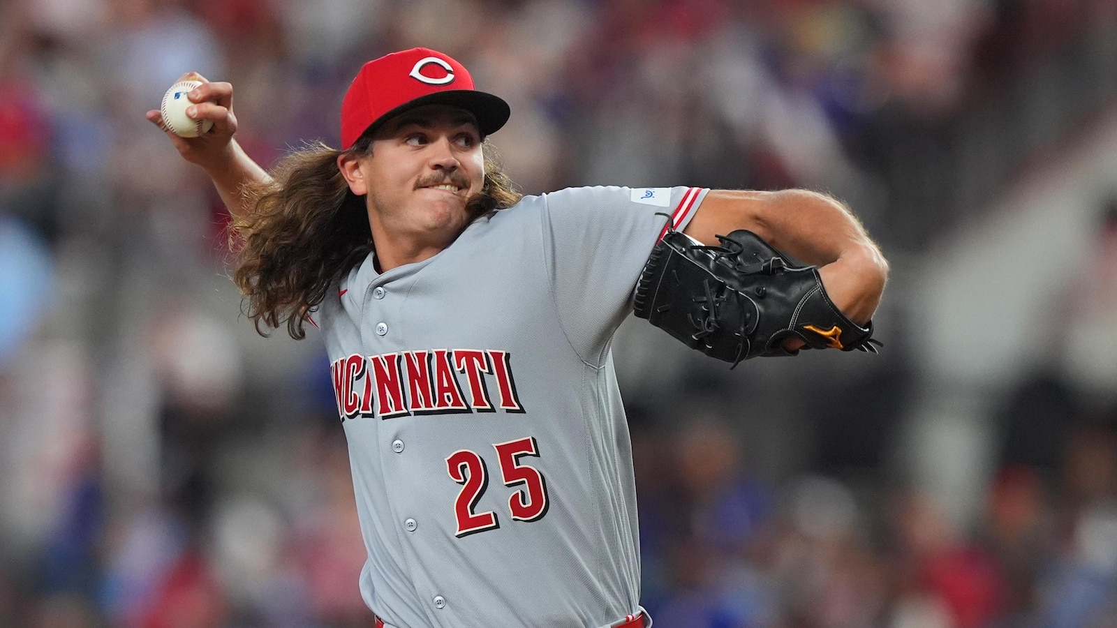 Reds blank Rangers 2-0 as Lowder pitches scoreless innings in first win since 2024