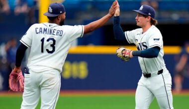 McClanahan's 3rd scoreless outing in row leads Rays over Blue Jays 3-0 for 12th win in 13 games