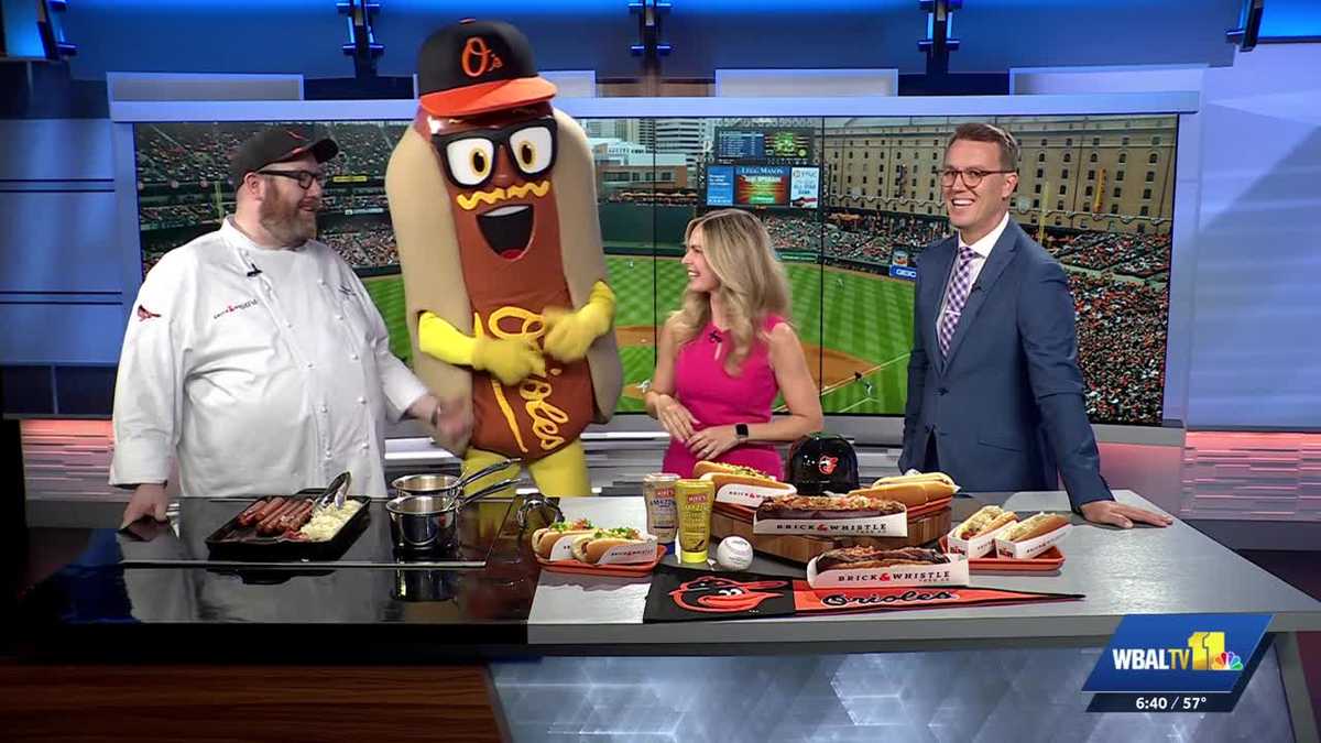 Orioles' Chef Dan brings hot dogs to WBAL-TV 11 News Today