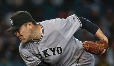 Baseball: Tanaka ties former Yankees teammate Kuroda with 203rd career win