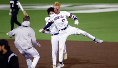 Brandeis baseball walks off Sotomayor to cap sweep in playoff series