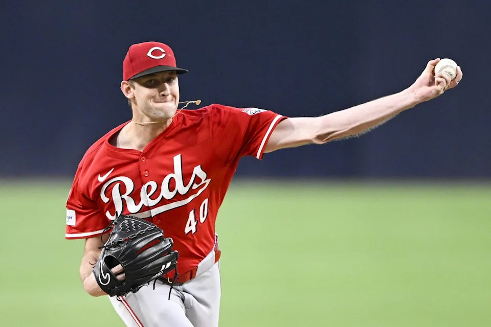 Nick Lodolo got up to 79 pitches in his most recent rehab outing, a 4 1/3-inning start for Louisville on Saturday night. He is tentatively set to join the rotation on Friday.