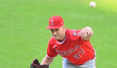 Angels struggle with command in series opener loss to Guardians