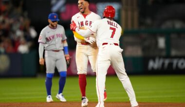 Oswald Peraza's two-out RBI single in 10th inning lifts Angels to 4-3 win over Mets