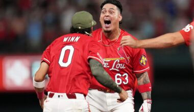 Pozo's hit in 11th lifts Cardinals over Royals, setting off celebration among shirtless fans