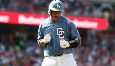 Cavalli takes shutout into 7th, Ruiz drives in 5 as Nationals reach .500 with 13-3 win over Orioles