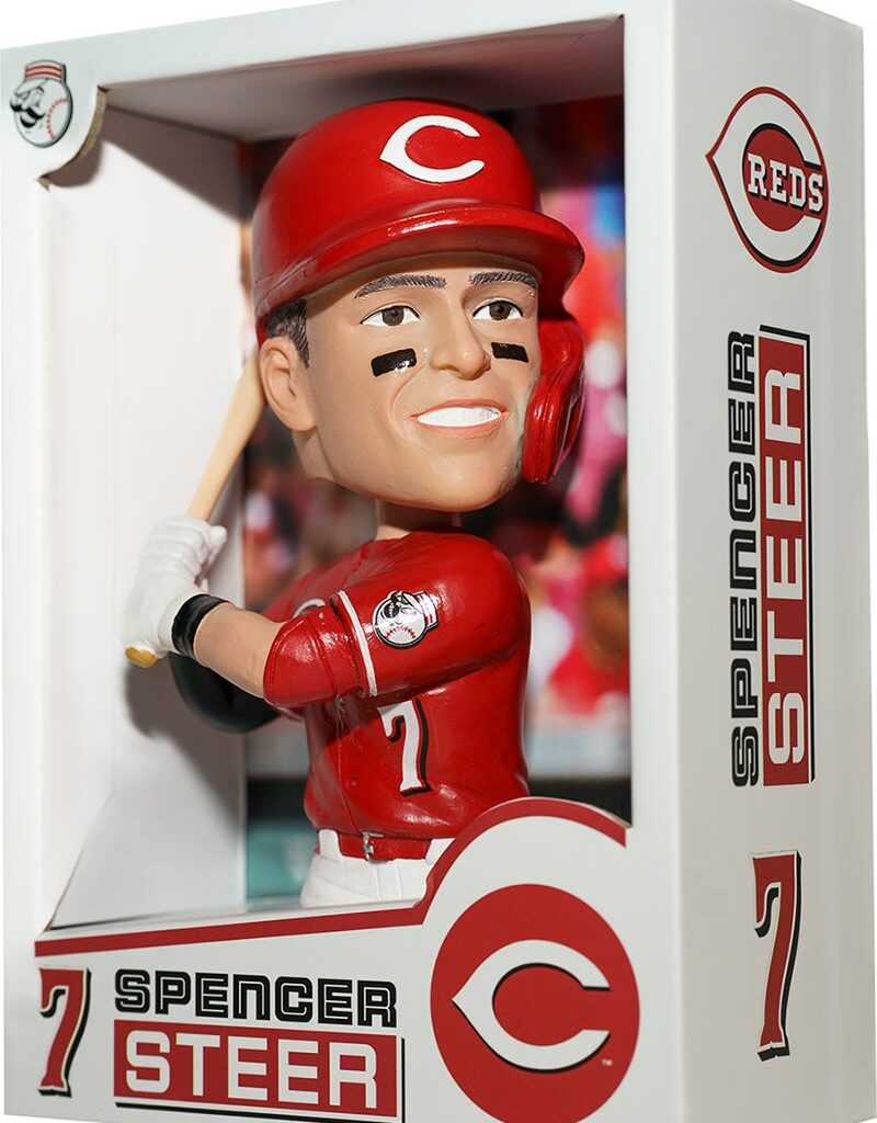 The Reds' Spencer Steer bobblehead is nostalgia to the max. How to snag one