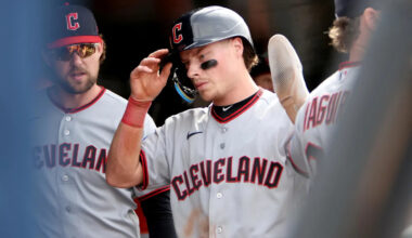 Guardians’ Travis Bazzana Reacts After First MLB Hit
