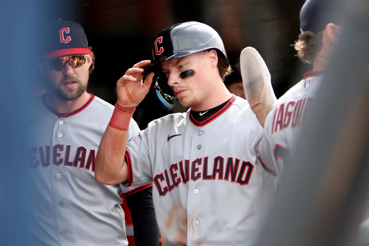 Guardians’ Travis Bazzana Reacts After First MLB Hit