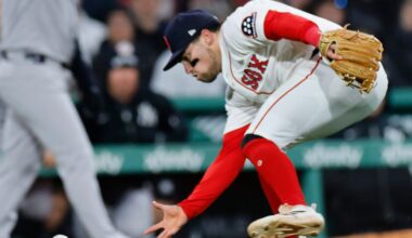 Caleb Durbin of the Red Sox has six defensive runs saved, tied for second among third basemen.