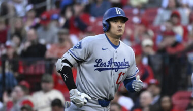 Dodgers walked all over in 7-2 loss to Cardinals Friday night.