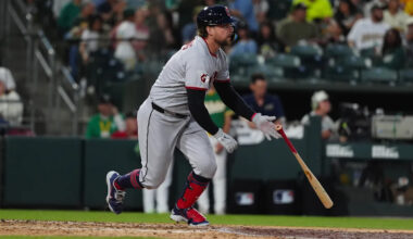 Hoskins and DeLauter power the Guardians past the Athletics 8-5