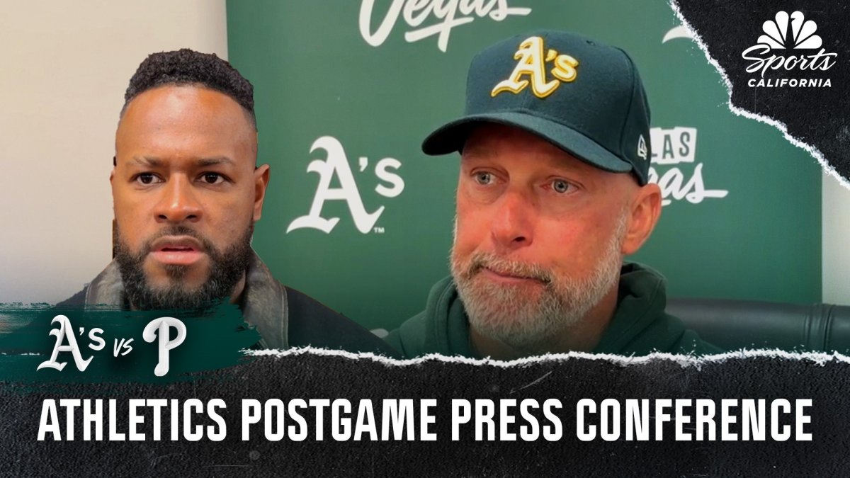 Mark Kotsay and Luis Severino discuss ‘tough night’ vs. Phillies – NBC Sports Bay Area & California