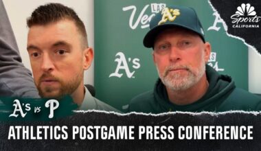Mark Kotsay and Jeffrey Springs on troubling loss vs. Phillies – NBC Sports Bay Area & California