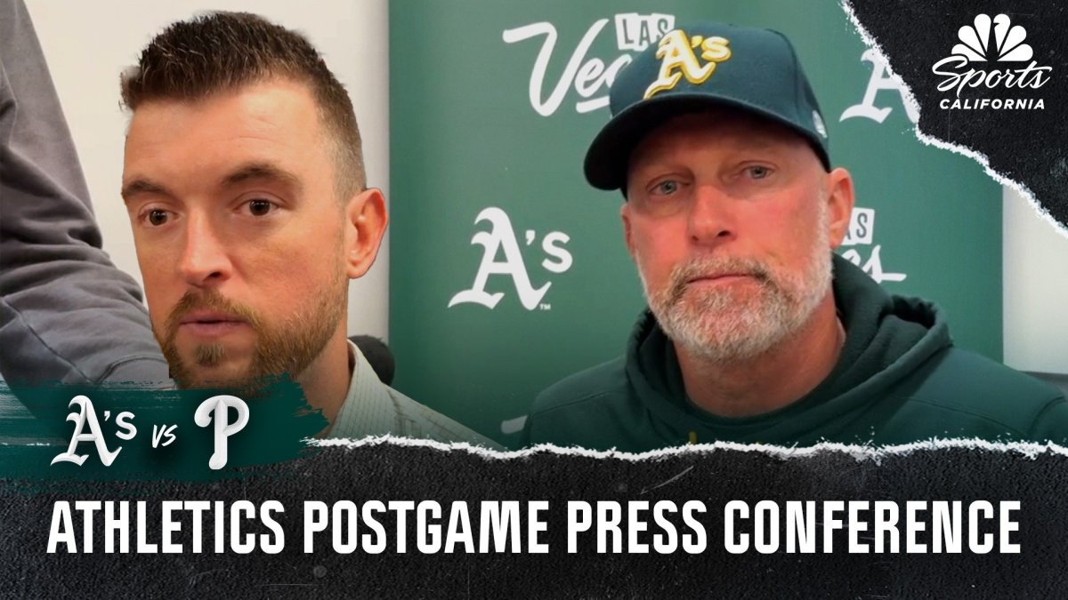Mark Kotsay and Jeffrey Springs on troubling loss vs. Phillies – NBC Sports Bay Area & California