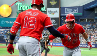 Angels Trounce Tampa Bay, 14-3, As Offense Rakes From Start To Finish Against Rays
