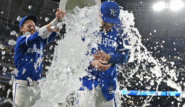 Isaac Collins, Michael Massey mash Royals to 5-3 win over Guardians