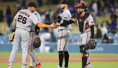 Eric Haase ruins Ice Cube Night in Giants’ 6-2 win over Dodgers