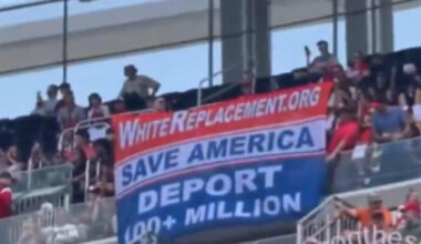 Hate message in Washington: "Save America" and "Deport more than 100 million"
