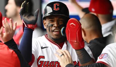 Cleveland Guardians Celebrate Angel Martinez as AL Player of the Week