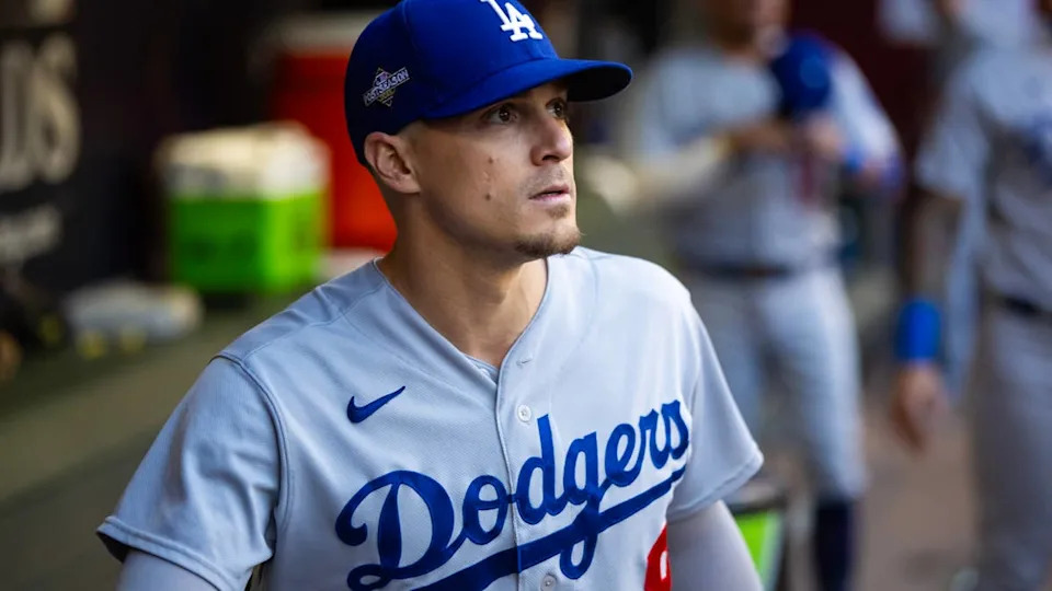 Los Angeles Dodgers first baseman Kiké HernándezMark J. Rebilas-USA TODAY Sports via Imagn Images