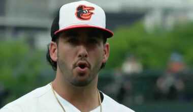 Orioles pitcher Anthony Nunez provides mid-game gender reveal to family watching at home
