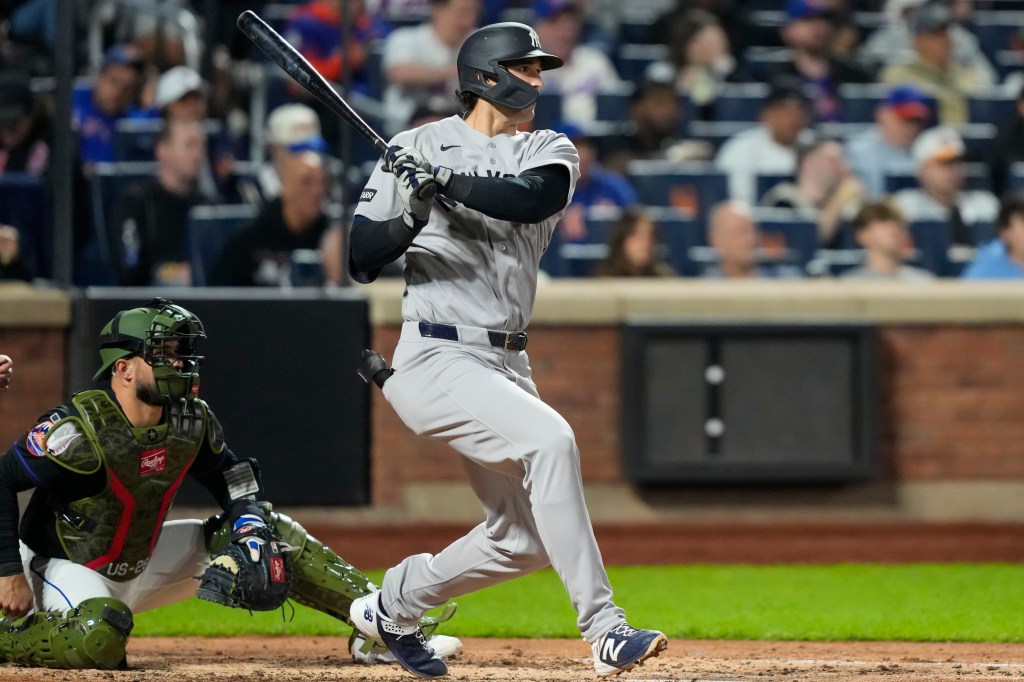 Spencer Jones records first multi-hit game in Subway Series debut