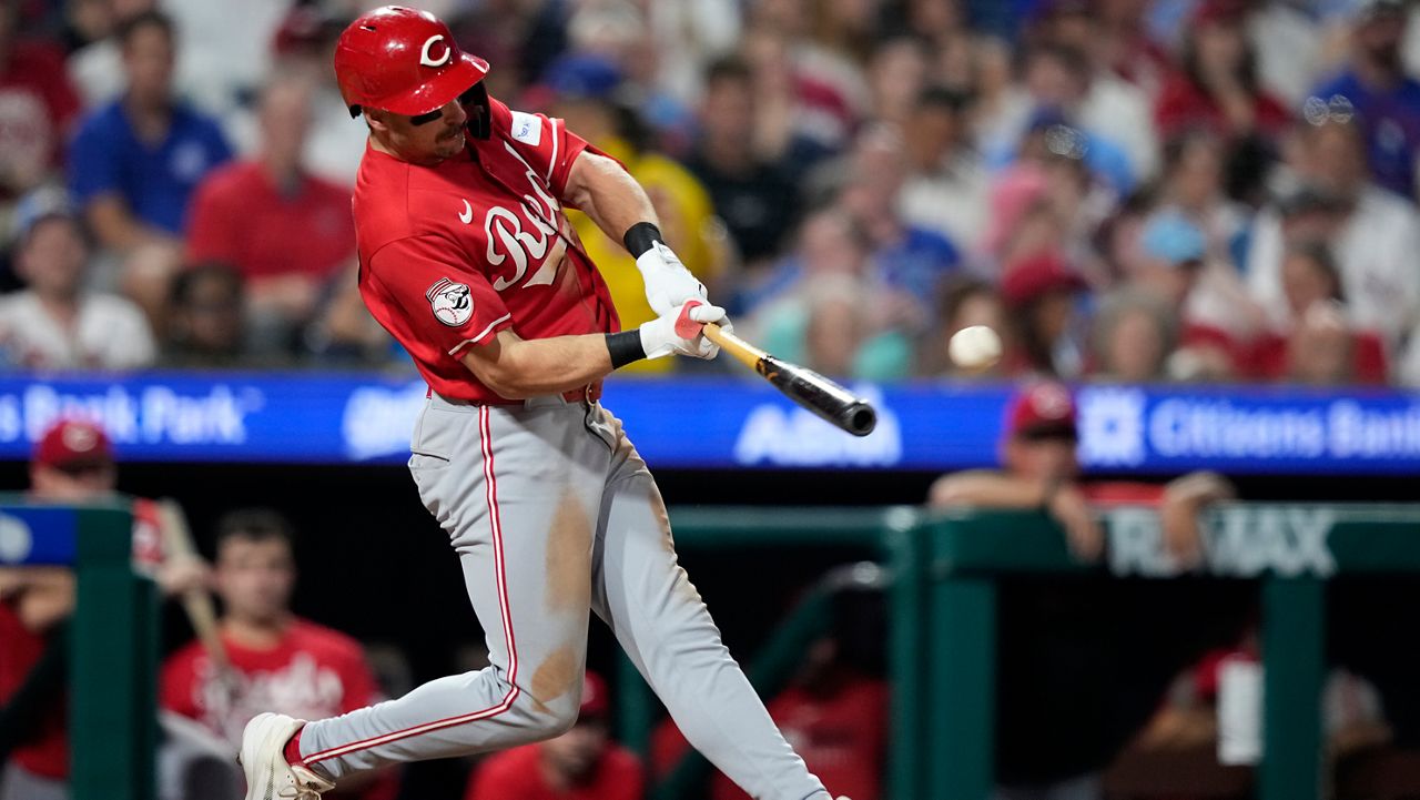 Cincinnati Reds pitcher Chase Burns delivers during the first inning of a baseball game against the Pittsburgh Pirates in Pittsburgh, Friday, Aug. 8, 2025.